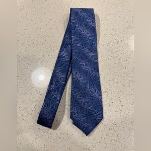 Platinum Designs Men’s Standard Blue Polyester Tie